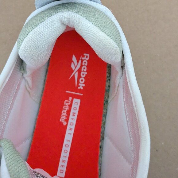 Reebok Zig Dynamica Running Sneakers Women's Athletic Shoes Size 8 White/Green - Picture 11 of 16